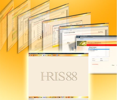 Main Screen of HRIS System